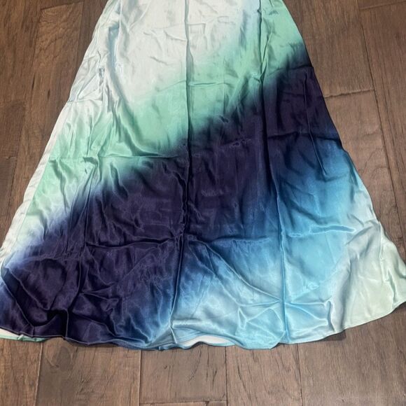 Rails Laramie Malibu Waves Blue and Green Two-Toned Dress Sz M NWT - Picture 5 of 10